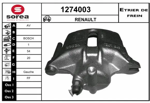 Brake Caliper (1274003)
