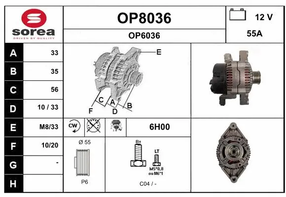 Alternator (OP8036)