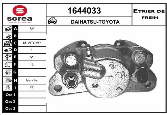 Brake Caliper (1644033)