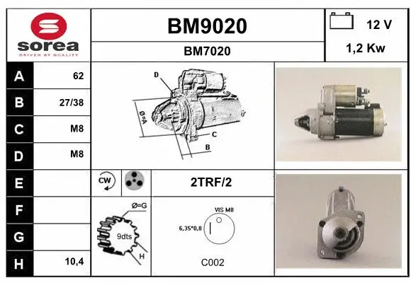 Starter (BM9020)