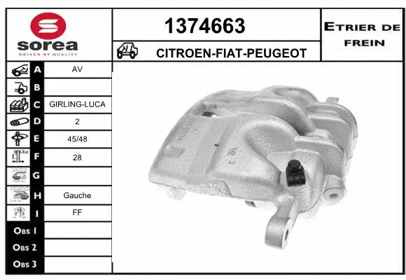 Brake Caliper (1374663)