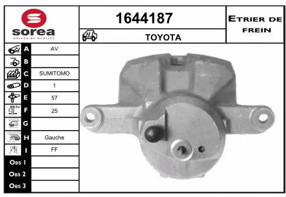 Brake Caliper (1644187)