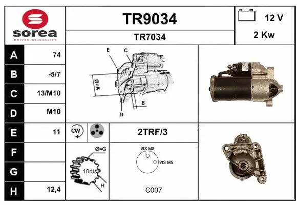 Starter (TR9034)