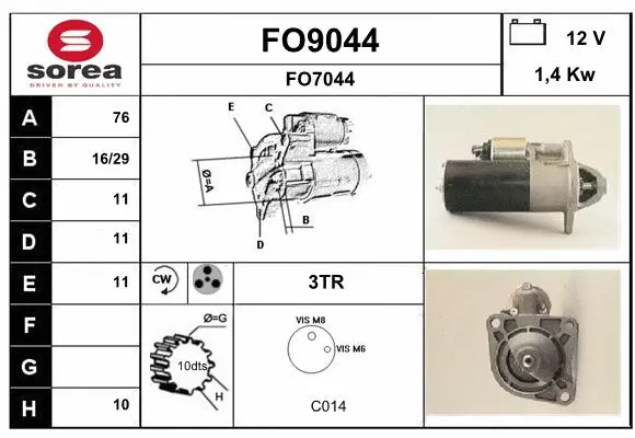 Starter (FO9044)