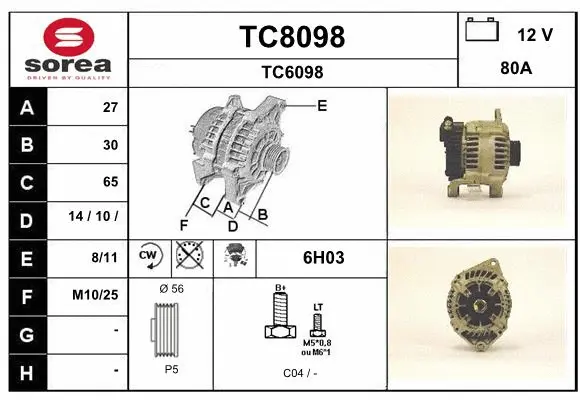 Alternator (TC8098)