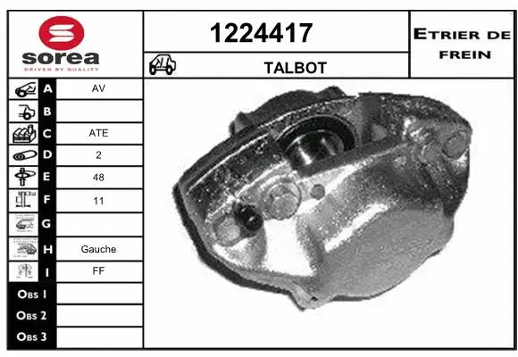 Brake Caliper (1224417)