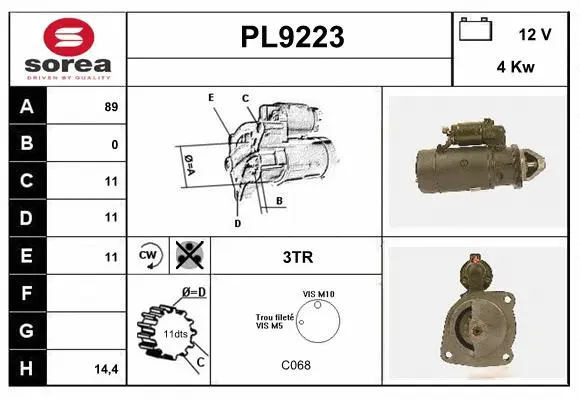 Starter (PL9223)