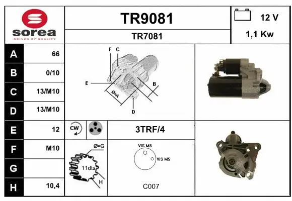 Starter (TR9081)
