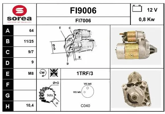 Starter (FI9006)