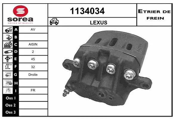 Brake Caliper (1134034)