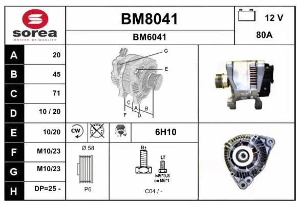Alternator (BM8041)