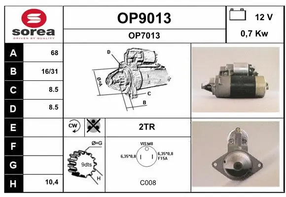 Starter (OP9013)