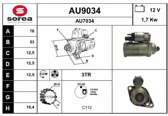 Starter (AU9034)