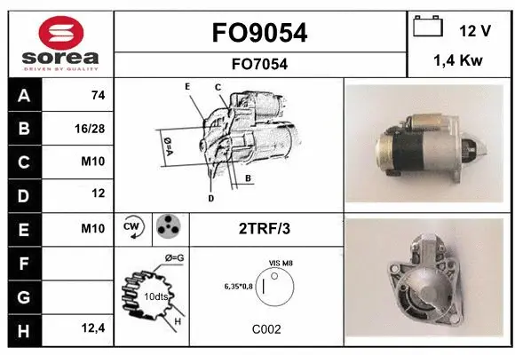 Starter (FO9054)