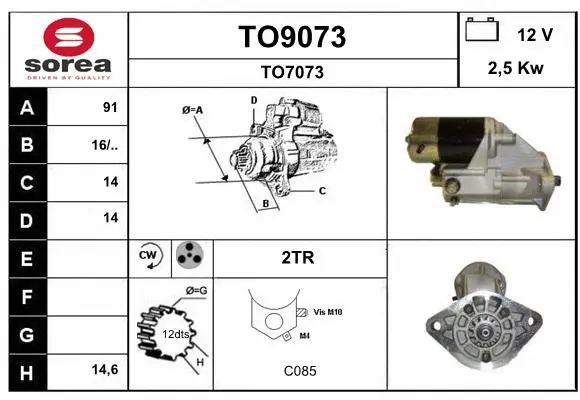 Starter (TO9073)