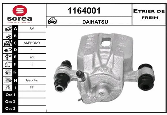 Brake Caliper (1164001)