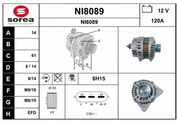 Alternator (NI8089)