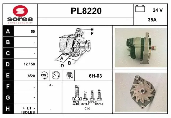 Alternator (PL8220)