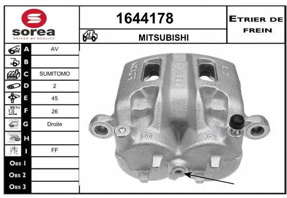 Brake Caliper (1644178)