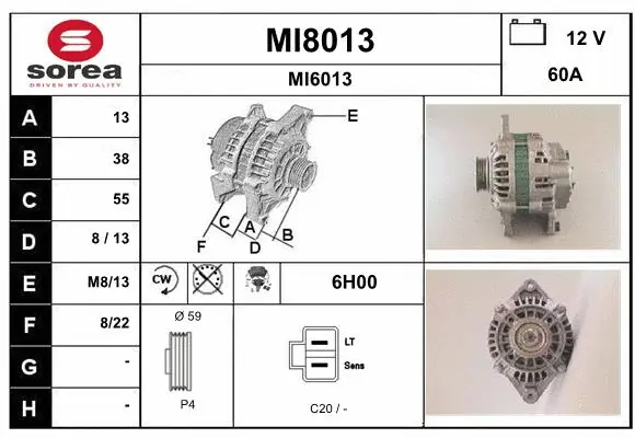 Alternator (MI8013)