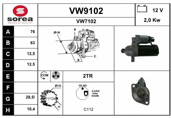 Starter (VW9102)