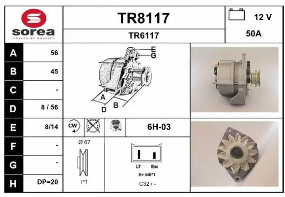 Alternator (TR8117)