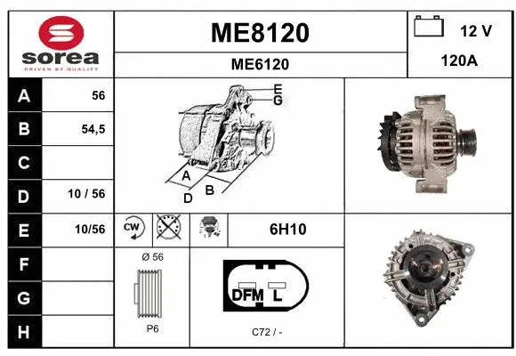 Alternator (ME8120)