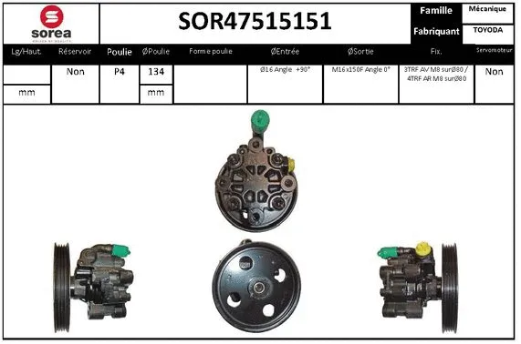 Hydraulic Pump, steering (SOR47515151)