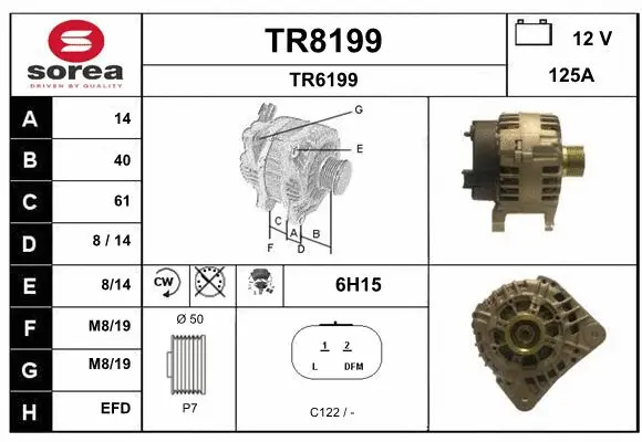 Alternator (TR8199)