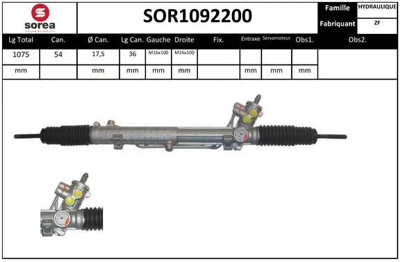 Steering Gear (SOR1092200)