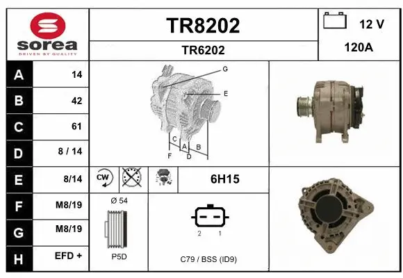 Alternator (TR8202)