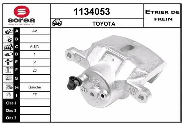 Brake Caliper (1134053)