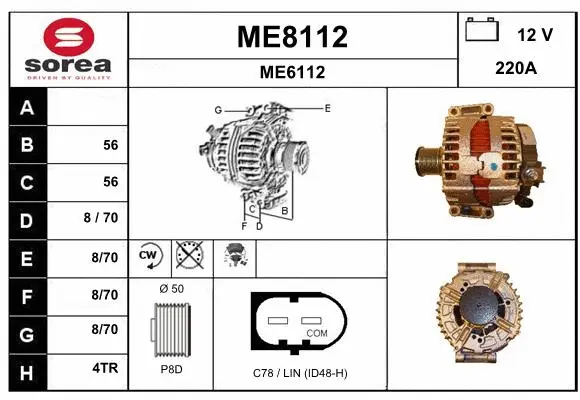 Alternator (ME8112)