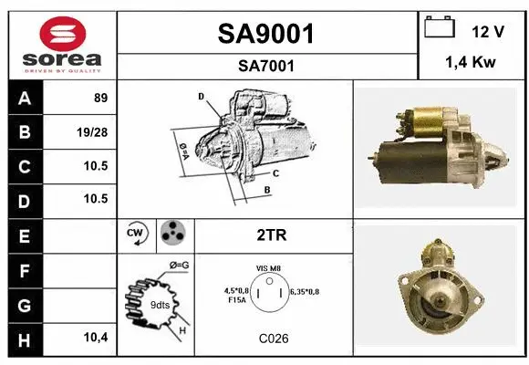 Starter (SA9001)