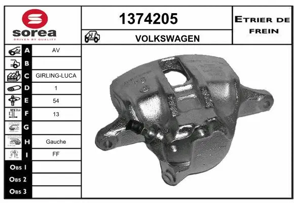 Brake Caliper (1374205)