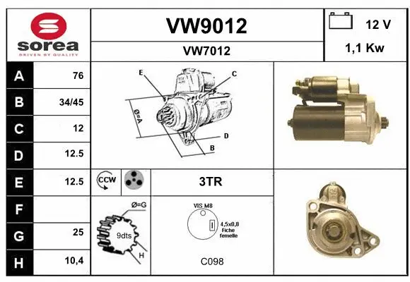 Starter (VW9012)
