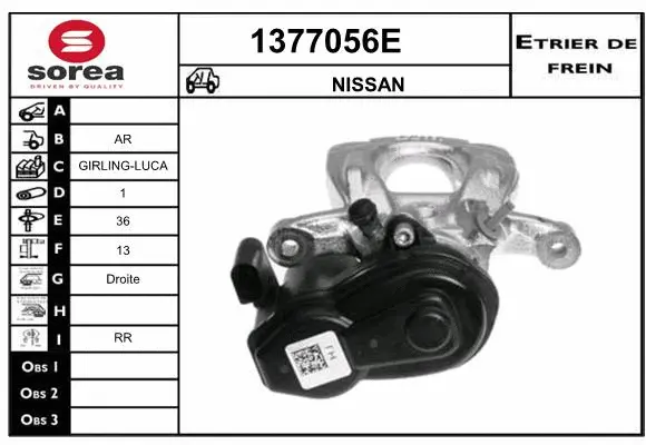 Brake Caliper (1377056E)