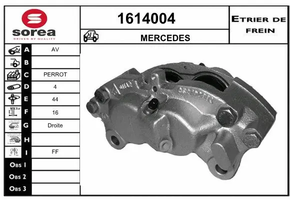 Brake Caliper (1614004)