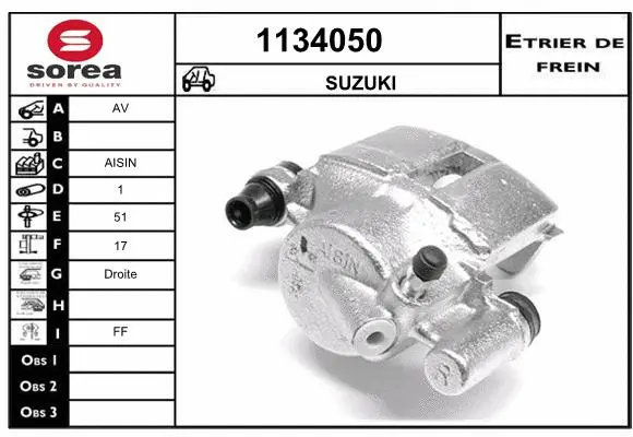 Brake Caliper (1134050)