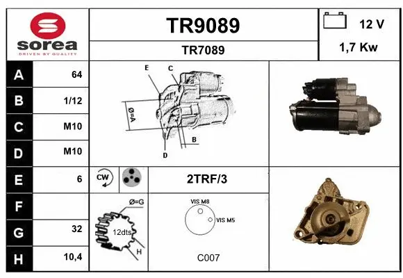 Starter (TR9089)