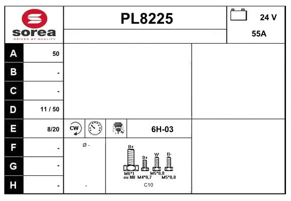 Alternator (PL8225)