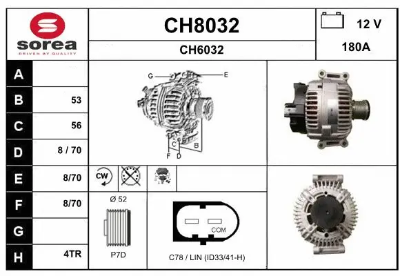 Alternator (CH8032)