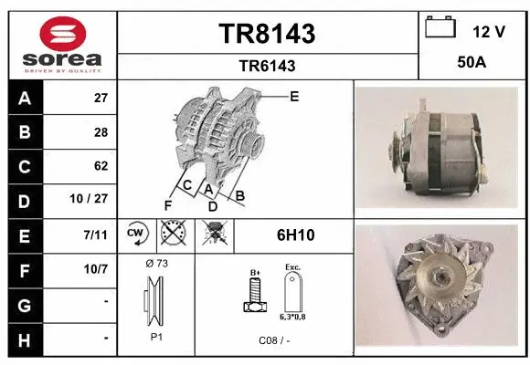 Alternator (TR8143)