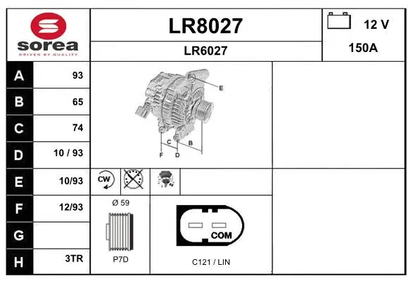 Alternator (LR8027)