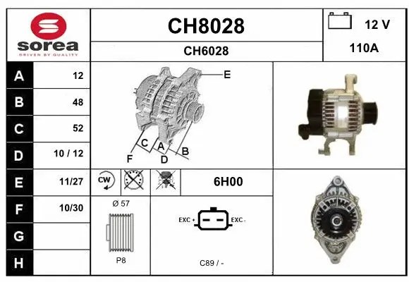 Alternator (CH8028)