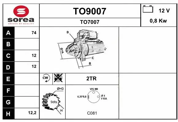 Starter (TO9007)