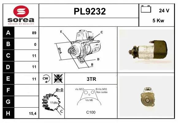 Starter (PL9232)