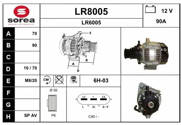 Alternator (LR8005)