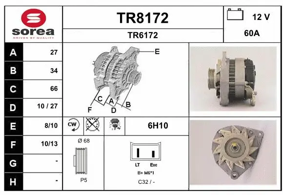 Alternator (TR8172)