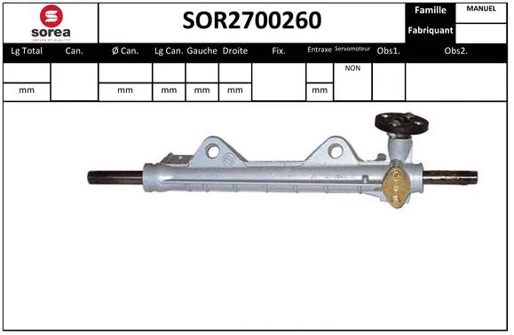 Steering Gear (SOR2700260)